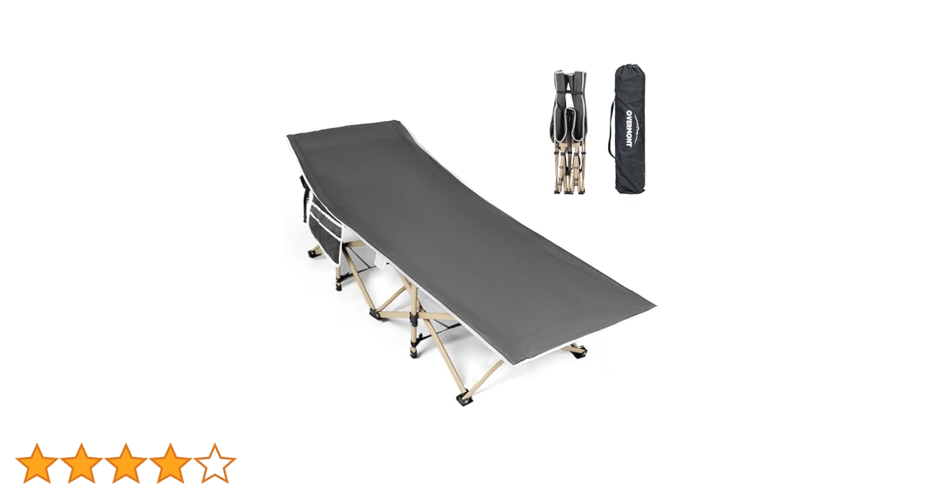 Amazon | Overmont 簡易ベッド 折りたたみベッド キャンプ